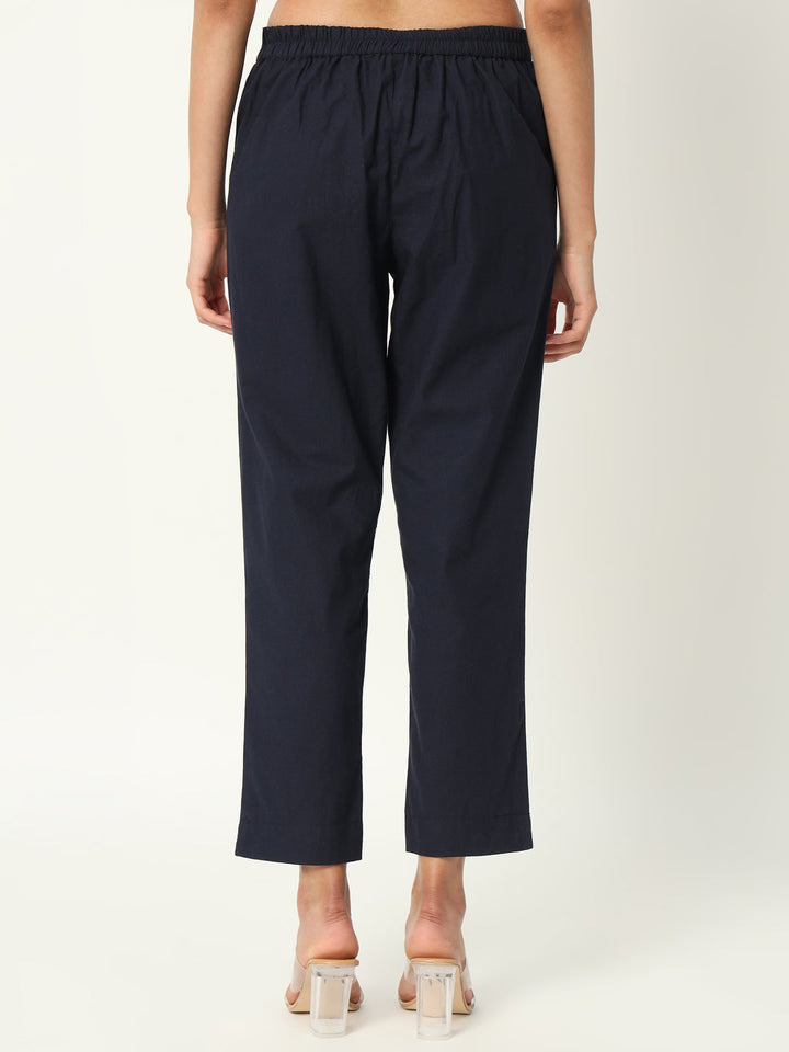 NAVI BLUE COTTON PANTS