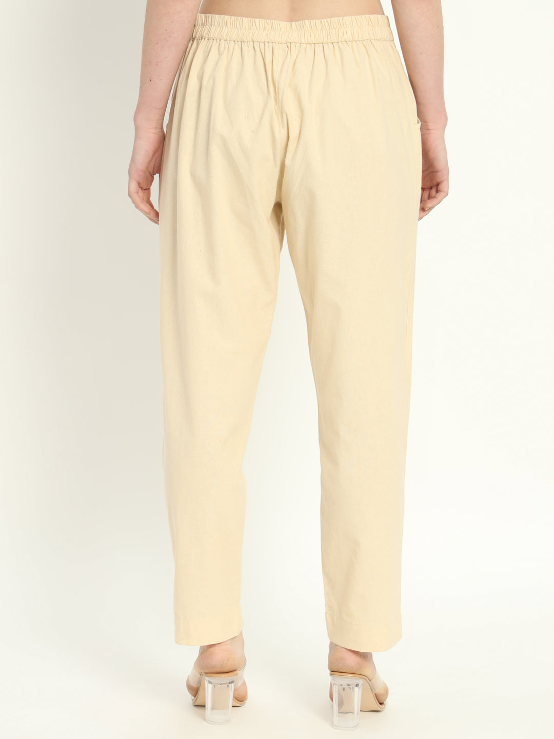 BEIGE COTTON PANTS
