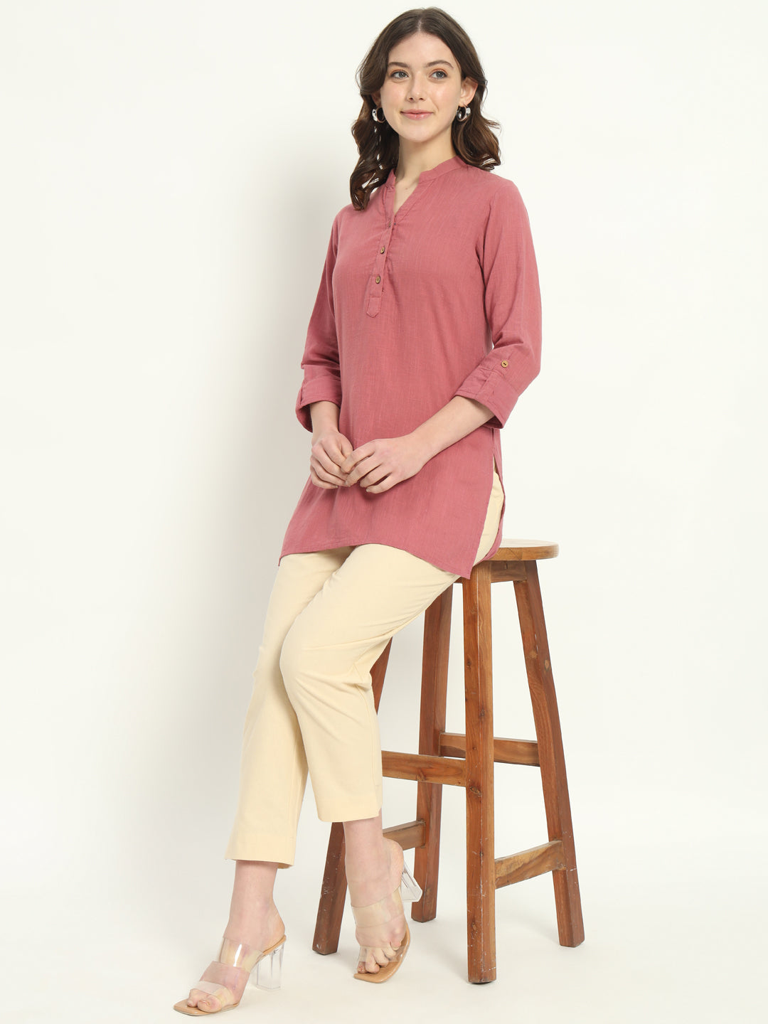 BEIGE COTTON PANTS