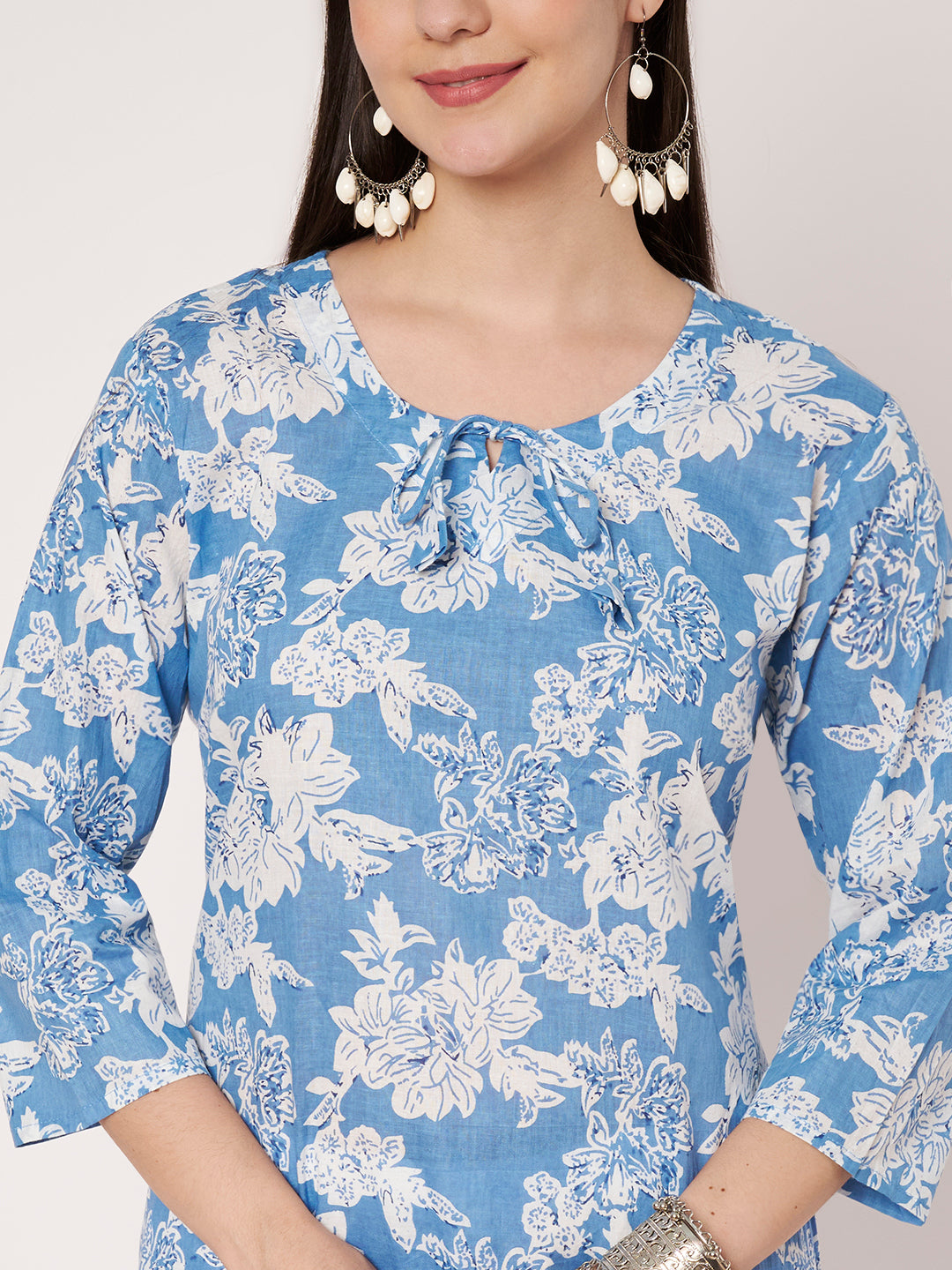 Cotton Kurta Pant Dupatta Set