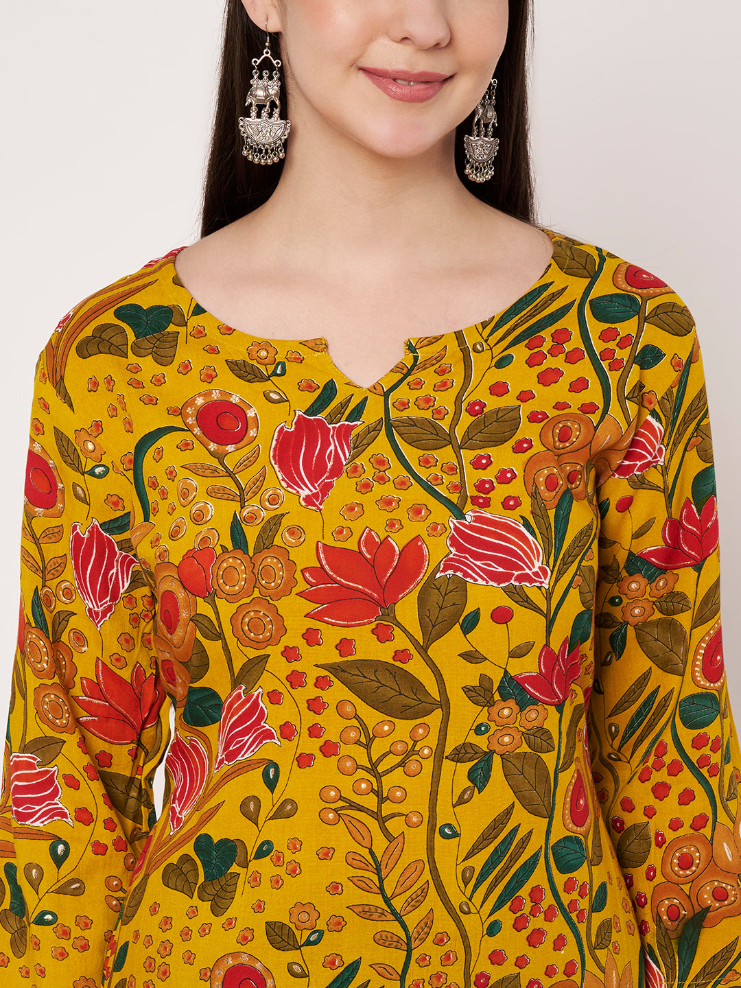 Cotton Kurta Pant Dupatta Set