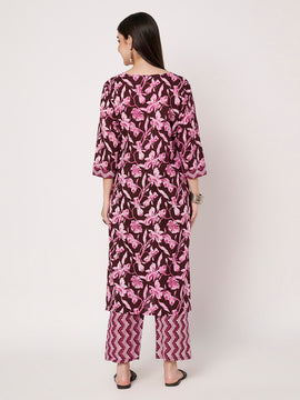 Cotton Kurta Pant Dupatta Set