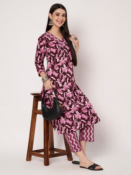 Cotton Kurta Pant Dupatta Set