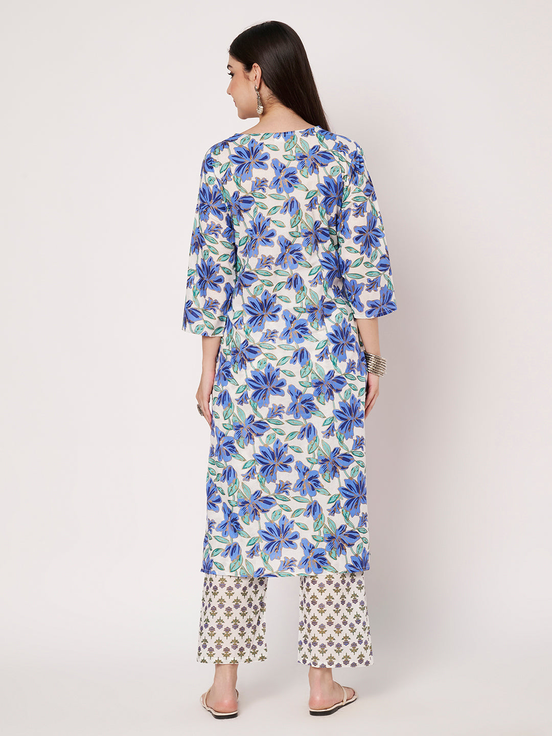 Cotton Kurta Pant Dupatta Set