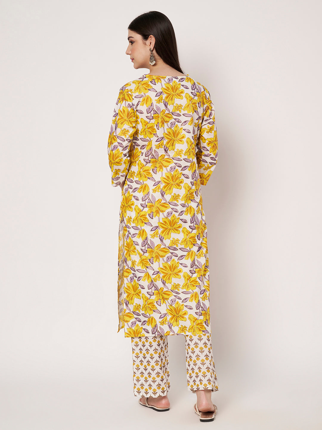 Cotton Kurta Pant Dupatta Set