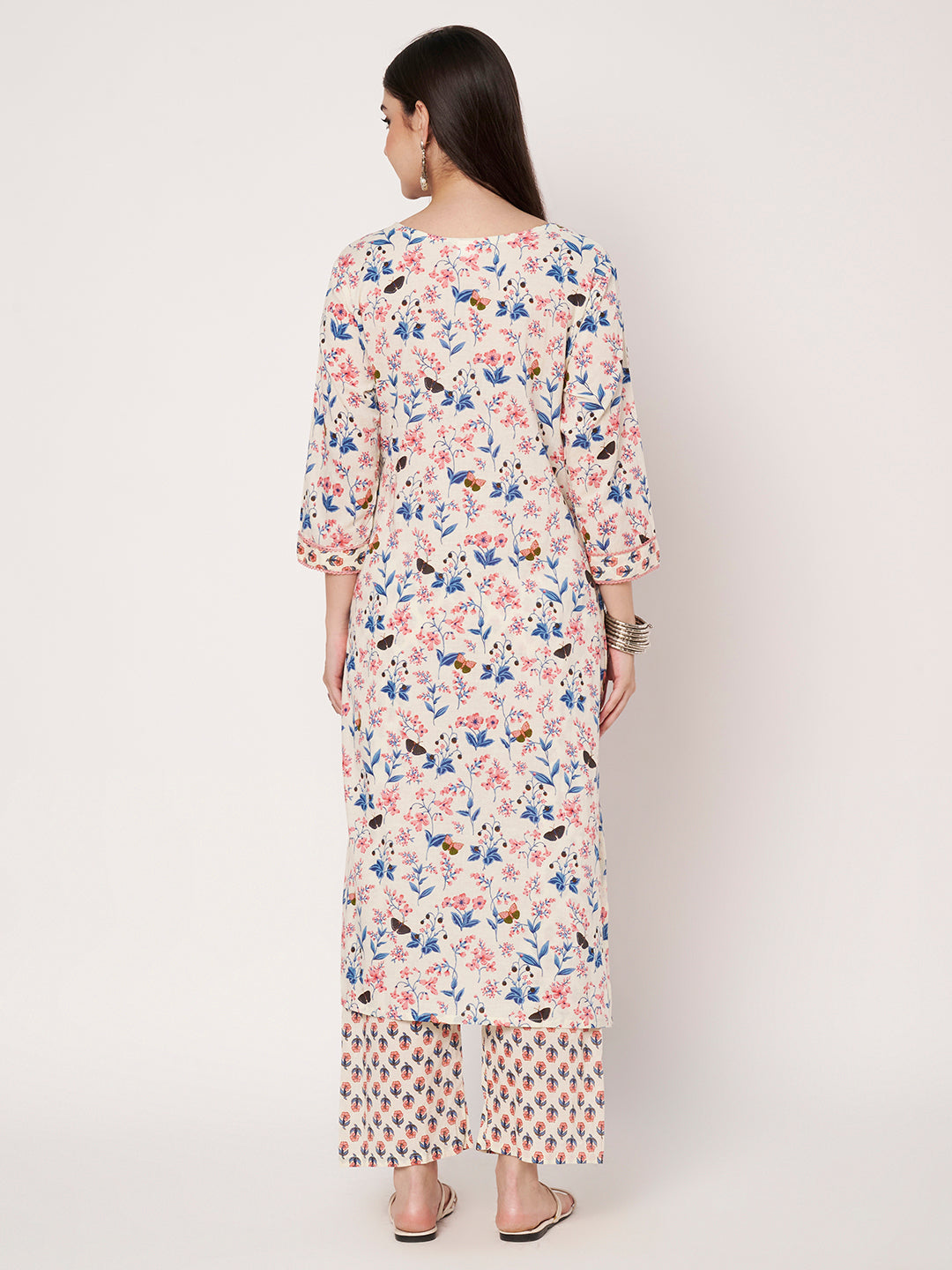 Cotton Kurta Pant Dupatta Set