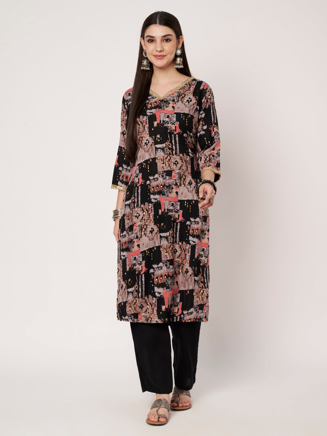 Cotton Kurta Pant Dupatta Set