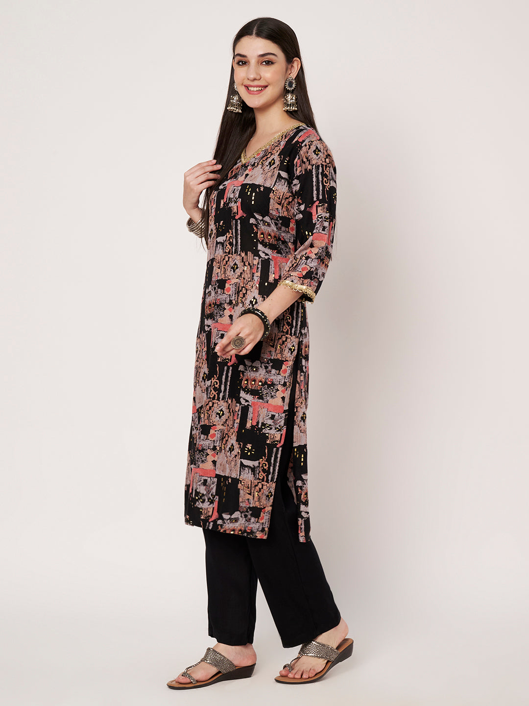 Cotton Kurta Pant Dupatta Set