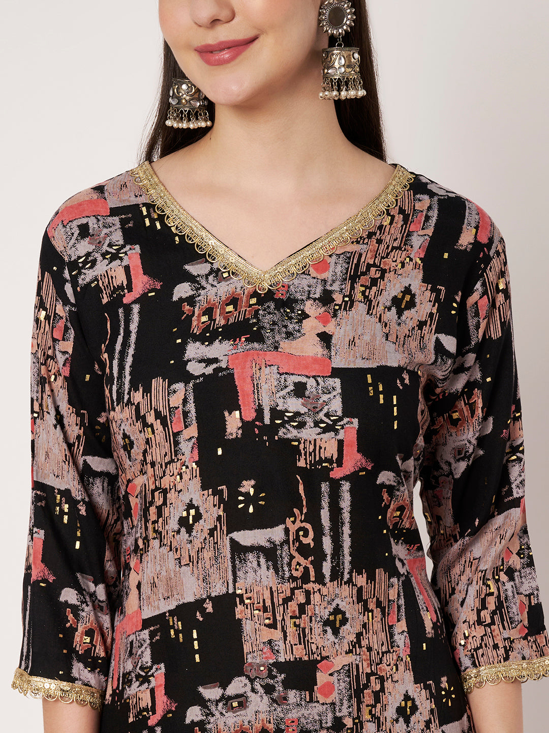 Cotton Kurta Pant Dupatta Set