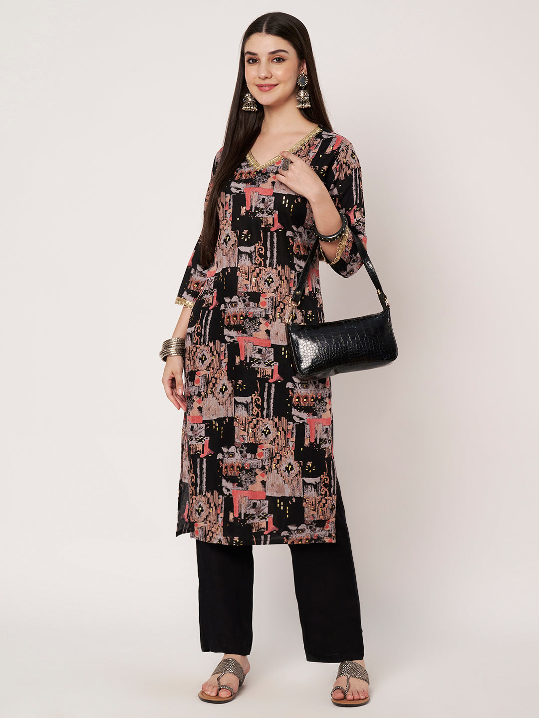 Cotton Kurta Pant Dupatta Set