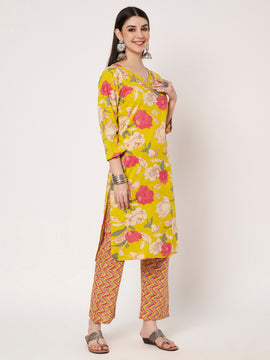 Cotton Kurta Pant Set