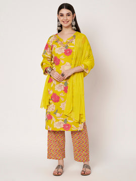 Cotton Kurta Pant Set