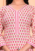 Cotton Kurta Pant Dupatta Set