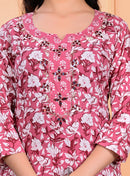 Cotton Kurta Pant Dupatta Set