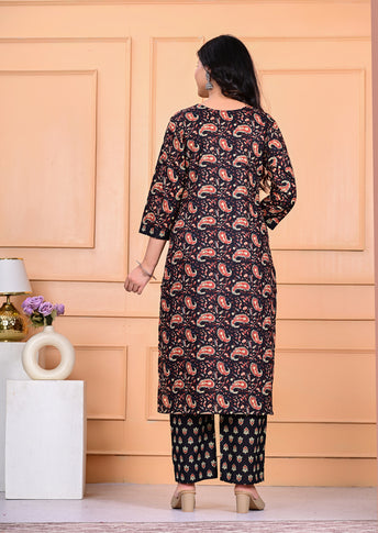 Cotton Kurta Pant Dupatta Set