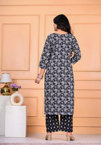Cotton Kurta Pant Dupatta Set