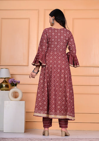 Cotton Kurta Pant Dupatta Set