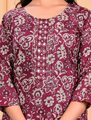 Cotton Kurta Pant Dupatta Set