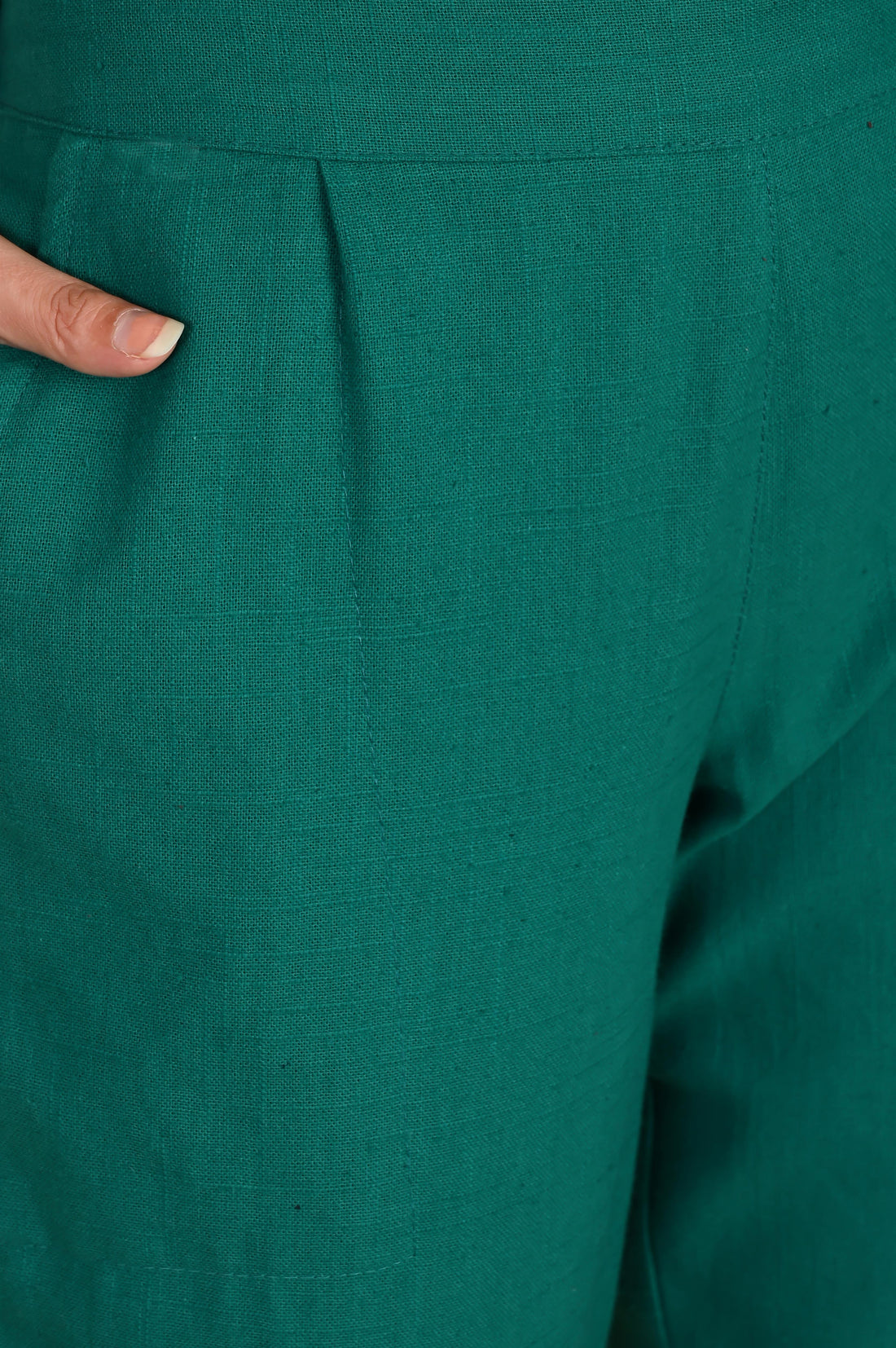 RAMA GREEN CLASSIC COTTON PANTS - SKYTICK