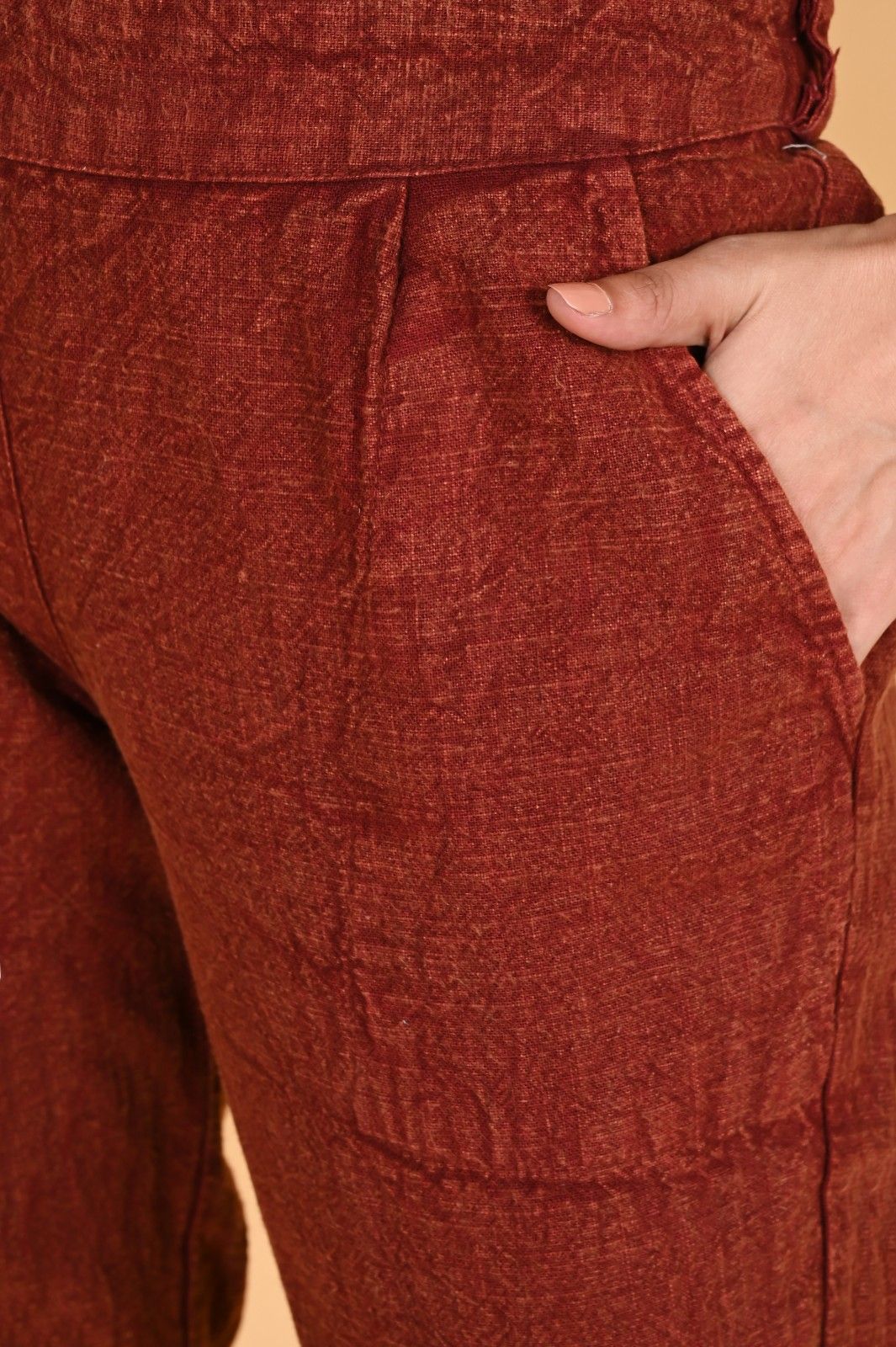 DENIM COTTON PANTS